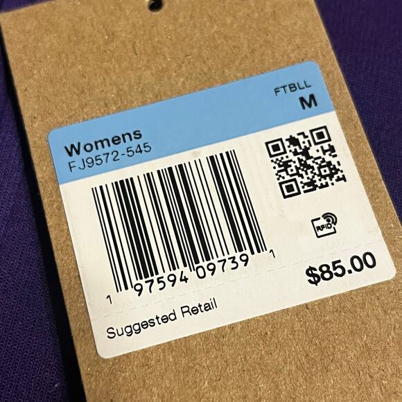 NIKE JORDAN WOMENS
HALF ZIP COACHES TOP PURPLE AND WHITE SPORT NFL COLLEGE M - Picture 6 of 8